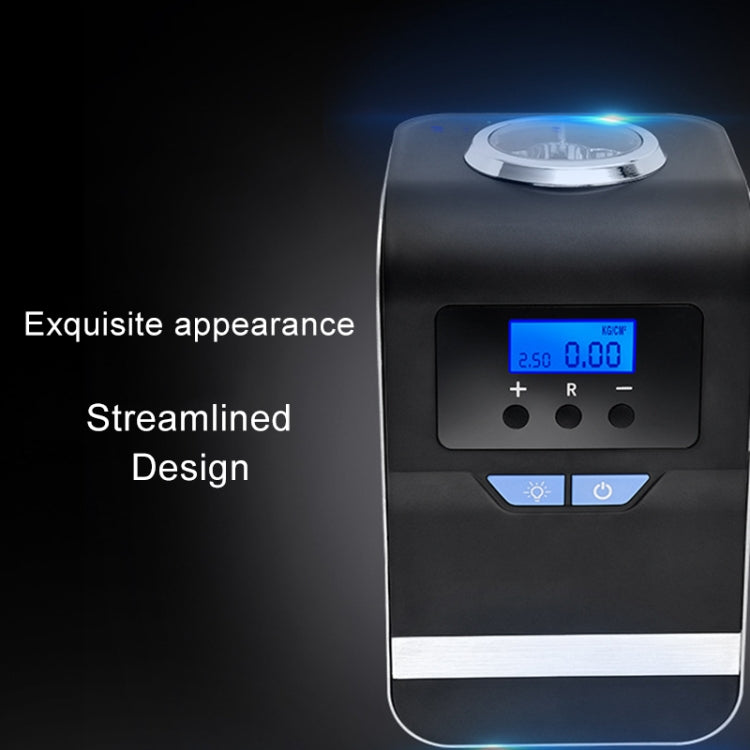 120W 30PSI Intelligent LED Lights Digital Screen Mini Portable Car Electric Air Compressor Tire Pump Inflatable Pump with 3.0m Power Cord, DC12V