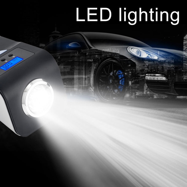 120W 30PSI Intelligent LED Lights Digital Screen Mini Portable Car Electric Air Compressor Tire Pump Inflatable Pump with 3.0m Power Cord, DC12V