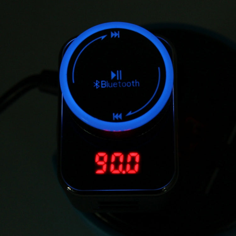 Intelligent Charger BT Car MP3 Player Car Charger Battery Voltage Displayed Dual USB Fast Charging