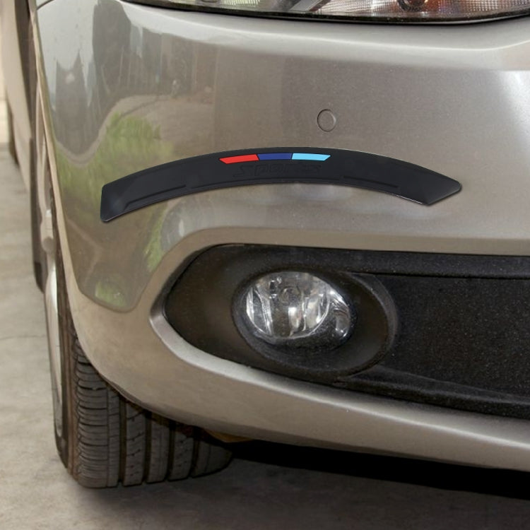 2 PCS Universal Car Plastic Anti-collision Sticker Car Door Rub Bumper Strip Auto Guards Side Doors Scratch Stickers Protector