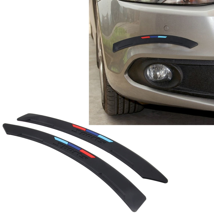 2 PCS Universal Car Plastic Anti-collision Sticker Car Door Rub Bumper Strip Auto Guards Side Doors Scratch Stickers Protector