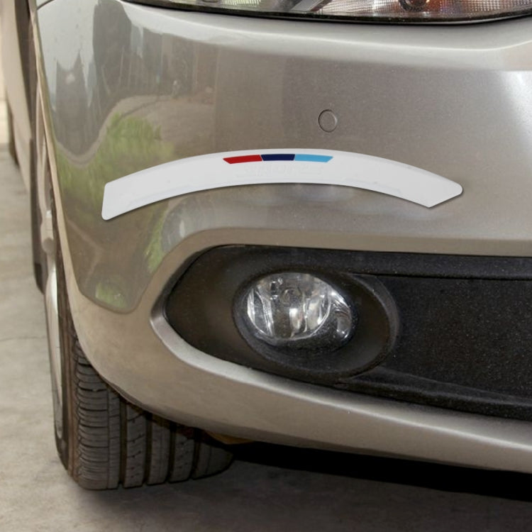 2 PCS Universal Car Plastic Anti-collision Sticker Car Door Rub Bumper Strip Auto Guards Side Doors Scratch Stickers Protector