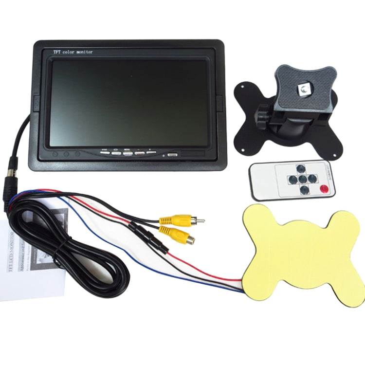 PZ-607  Vehicle Truck Backup Camera and Monitor Infrared Night Vision Rear View Camera with 7 inch HD Monitor