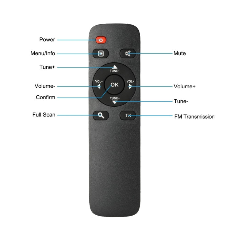 Car FM DAB / DAB+ Digital Receiver with Remote Control, Audio Output