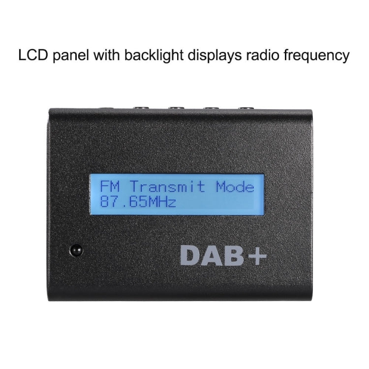 Car FM DAB / DAB+ Digital Receiver with Remote Control, Audio Output