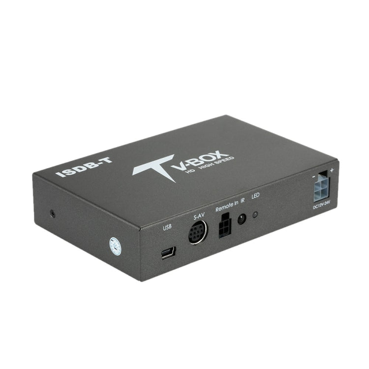 Car ISDB-T MPEG-4 HD H.264 Digital TV Receiver Box with Remote Control, Dual Antenna Head Interfaces