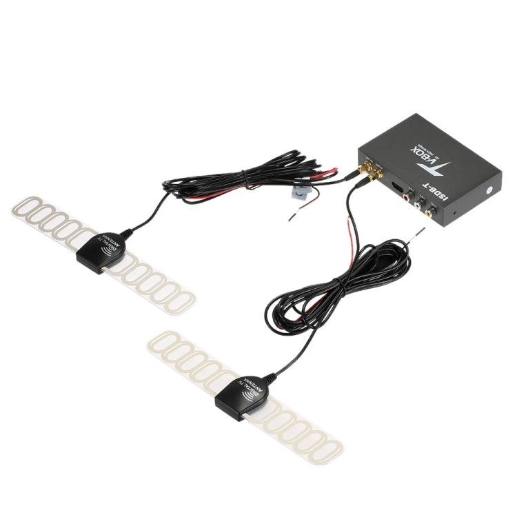 Car ISDB-T MPEG-4 HD H.264 Digital TV Receiver Box with Remote Control, Dual Antenna Head Interfaces