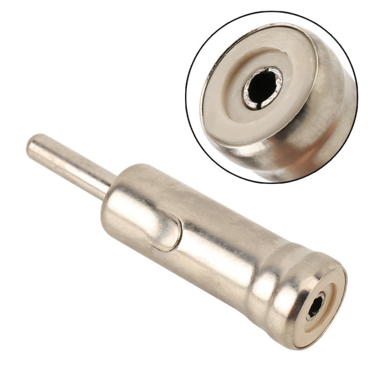 2 PCS Car Vehicles Radio Stereo Aerial Antenna Mast Male / Female Adapter Connector Plug