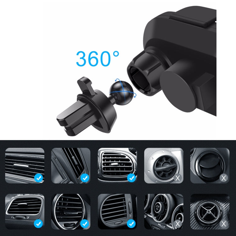 X8 Adjustable Car Mobile Phone Wireless Fast Charging Holder