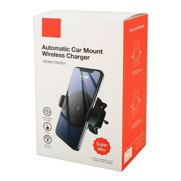 Clock Pattern Car Mobile Phone Wireless Charger Holder