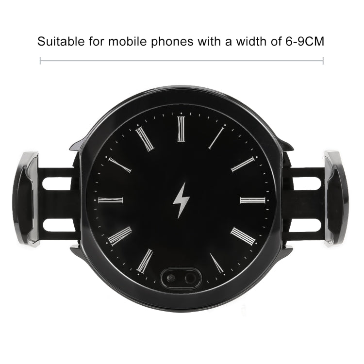 Clock Pattern Car Mobile Phone Wireless Charger Holder
