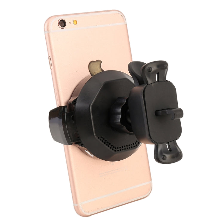 Clock Pattern Car Mobile Phone Wireless Charger Holder