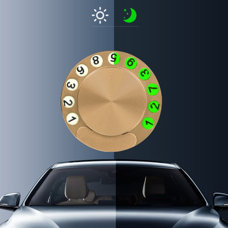 Car Aromatherapy Temporary Parking Number Plate Parking Card