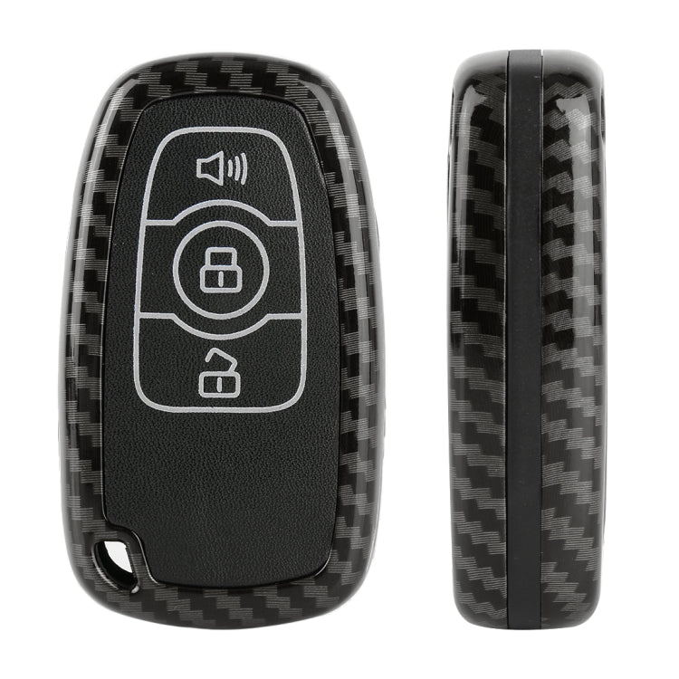 Carbon Fiber Texture Car Key Protective Cover for Haval H6