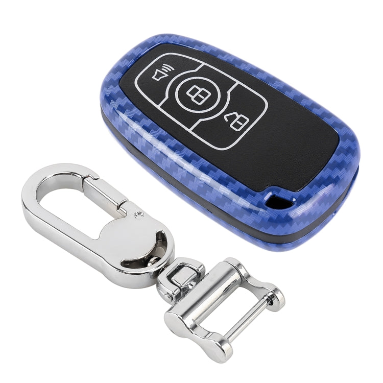 Carbon Fiber Texture Car Key Protective Cover for Haval H6