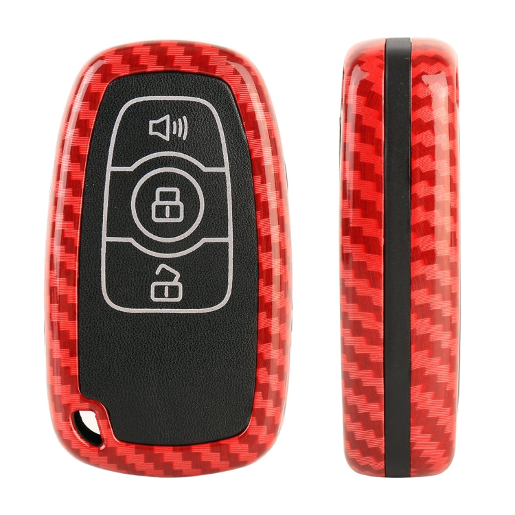Carbon Fiber Texture Car Key Protective Cover for Haval H6