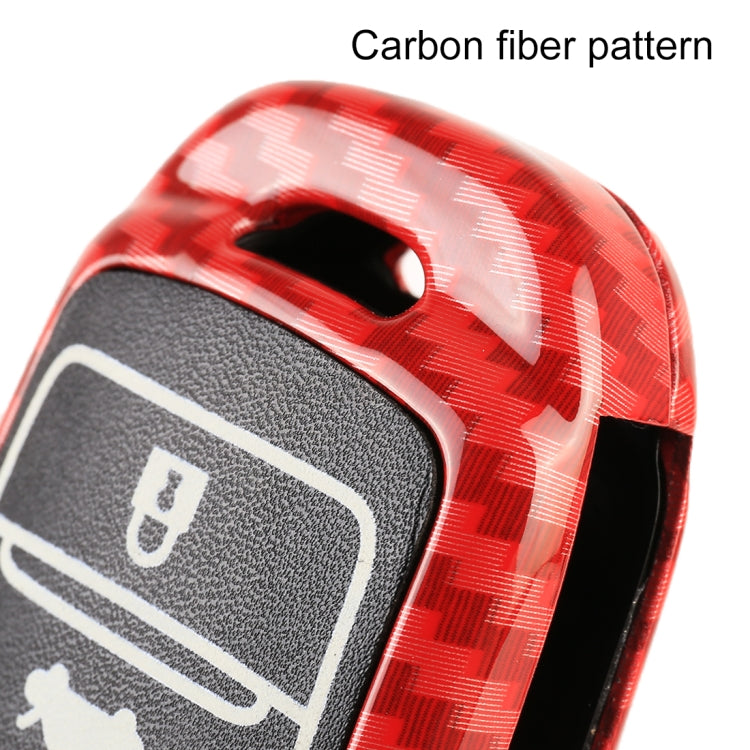 Carbon Fiber Texture Car Key Protective Cover for CHANGAN Folding