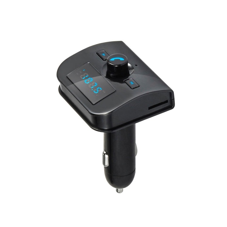 XK-760 Multifunctional Bluetooth Vehicular FM Transmitter and 3.1A USB Car Charger MP3 Player Support USB SD TF Carte for iPhone 6s & 6s Plus, Galaxy Note 5 & S6 Edge+, and Most Bluetooth Mobile Devices(Black)