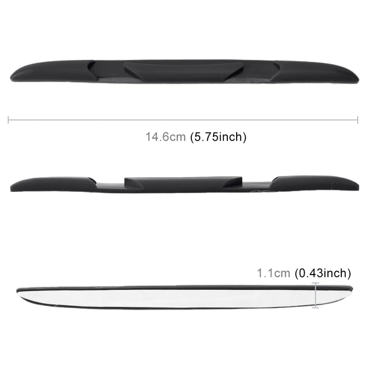 6 PCS Universal Car Door Anti-collision Strip Protection Guards Silicon Trims Stickers