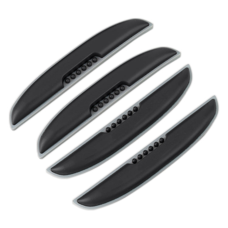 4 PCS Crab Claw Shape Universal Car Door Anti-collision Strip Protection Guards Silicon Trims Stickers