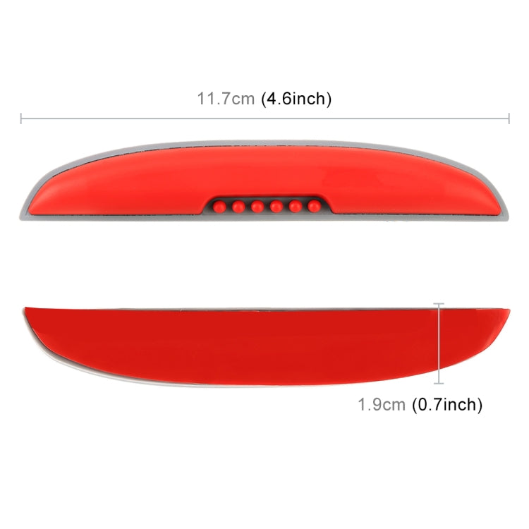 4 PCS Crab Claw Shape Universal Car Door Anti-collision Strip Protection Guards Silicon Trims Stickers