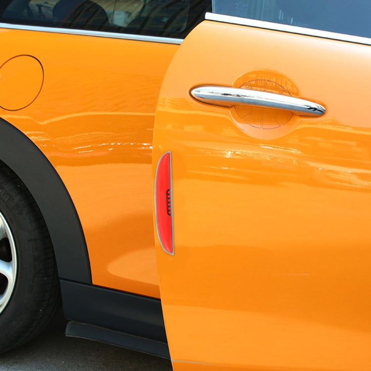 4 PCS Crab Claw Shape Universal Car Door Anti-collision Strip Protection Guards Silicon Trims Stickers