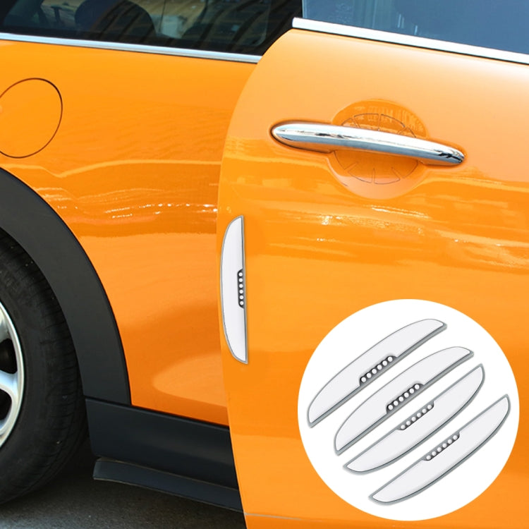 4 PCS Crab Claw Shape Universal Car Door Anti-collision Strip Protection Guards Silicon Trims Stickers