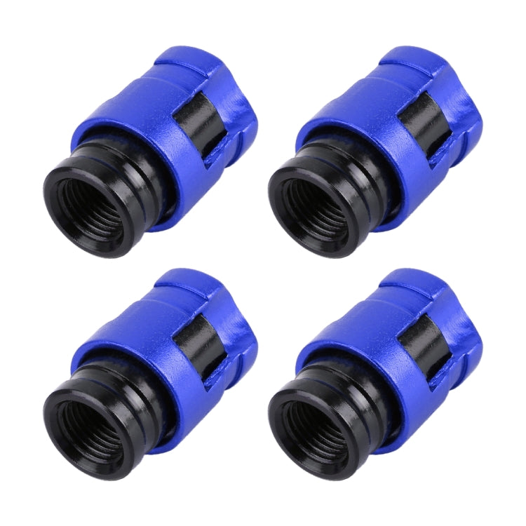 4 PCS Valve Shape Gas Cap Mouthpiece Cover Tire Cap Car Tire Valve Caps