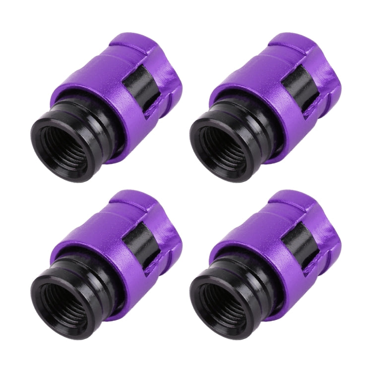 4 PCS Valve Shape Gas Cap Mouthpiece Cover Tire Cap Car Tire Valve Caps
