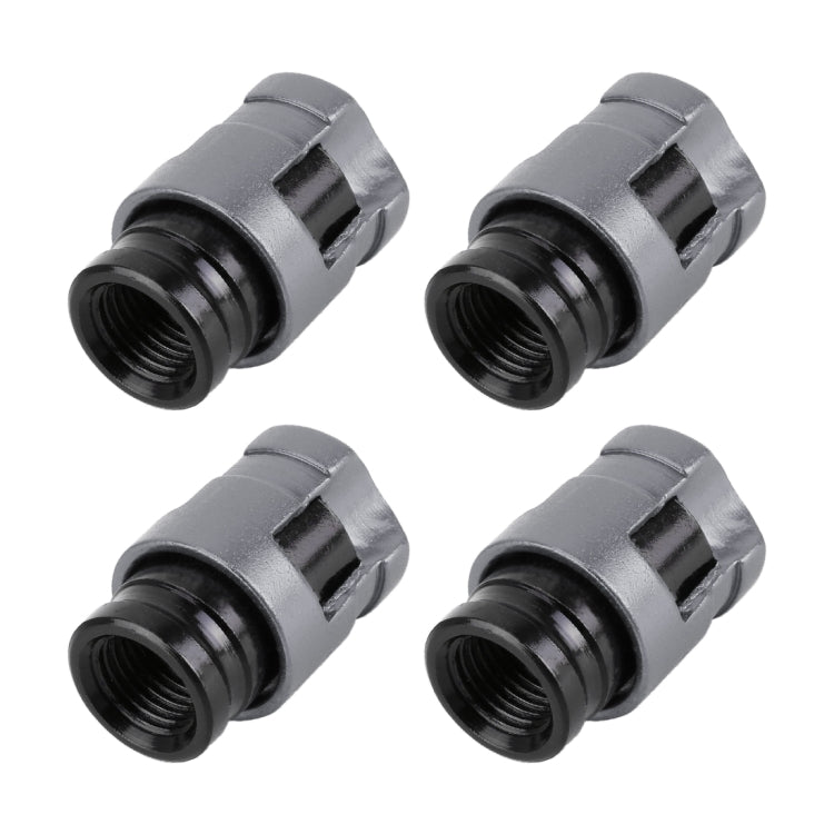 4 PCS Valve Shape Gas Cap Mouthpiece Cover Tire Cap Car Tire Valve Caps