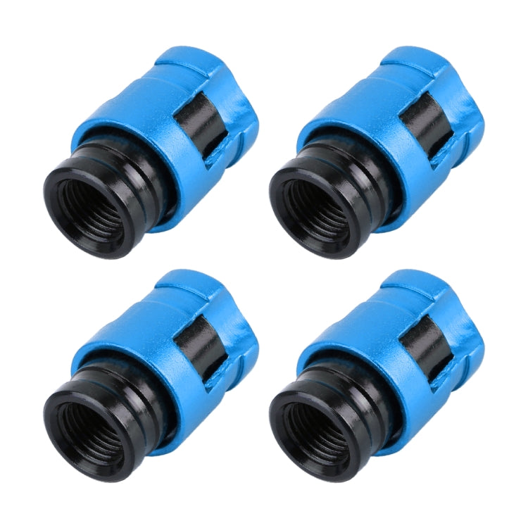 4 PCS Valve Shape Gas Cap Mouthpiece Cover Tire Cap Car Tire Valve Caps