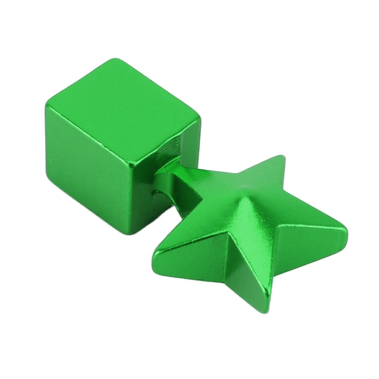 4 PCS Star Shape Gas Cap Mouthpiece Cover Tire Cap Car Tire Valve Caps