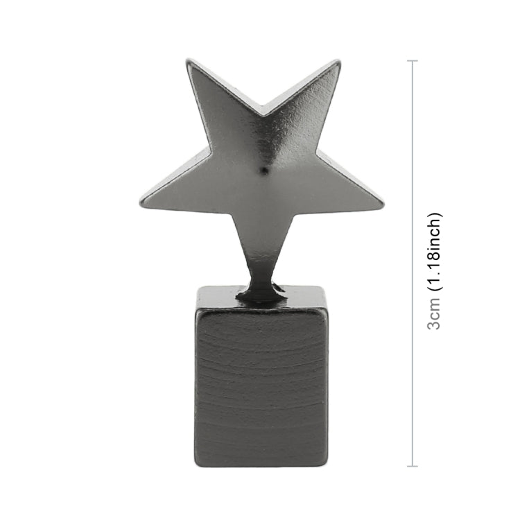 4 PCS Star Shape Gas Cap Mouthpiece Cover Tire Cap Car Tire Valve Caps