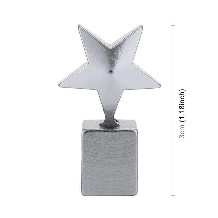 4 PCS Star Shape Gas Cap Mouthpiece Cover Tire Cap Car Tire Valve Caps