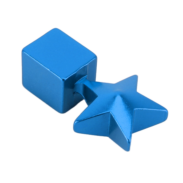 4 PCS Star Shape Gas Cap Mouthpiece Cover Tire Cap Car Tire Valve Caps