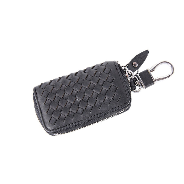 Universal Pure Cow Leather Waist Hanging Zipper Wallets Key Holder Bag(No Include Key)