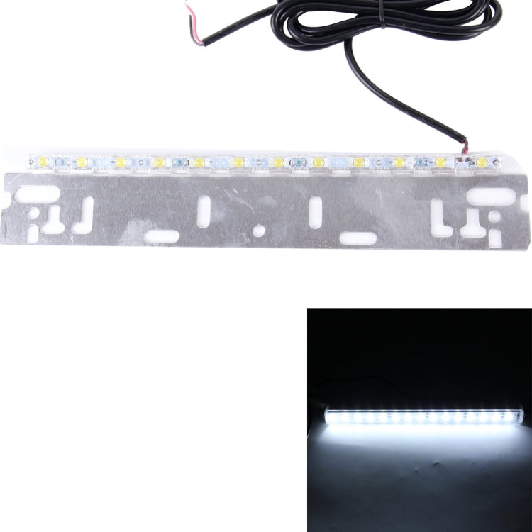 6W 5000K 300LM 12 LED Wafer Car Backup Auxiliary Light Brake Light, DC 12V Cable Length: 140cm(White Light)