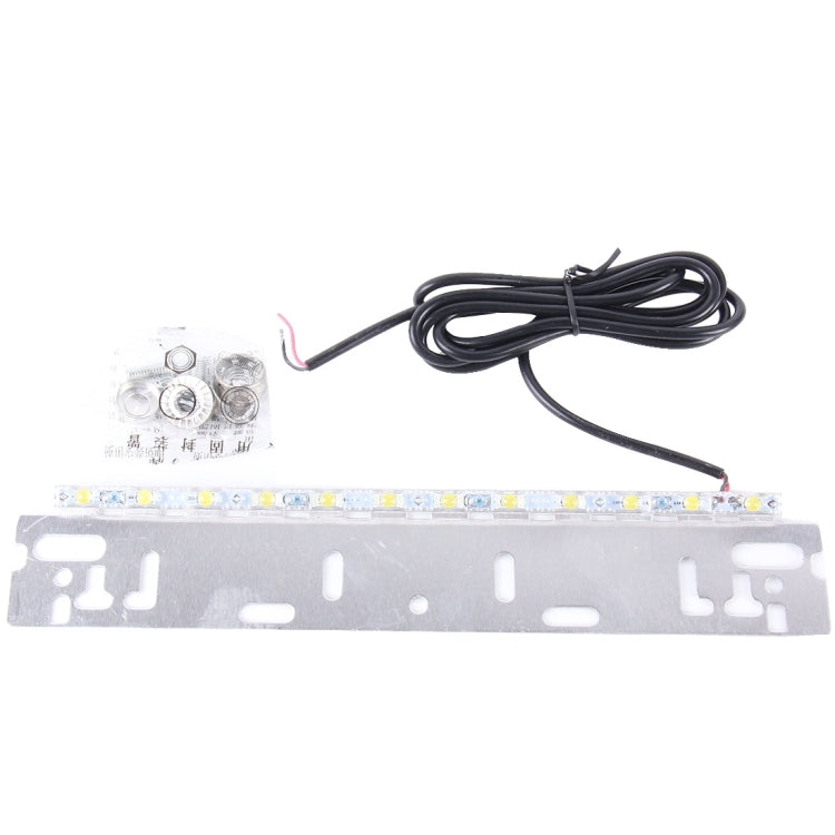 6W 5000K 300LM 12 LED Wafer Car Backup Auxiliary Light Brake Light, DC 12V Cable Length: 140cm(White Light)
