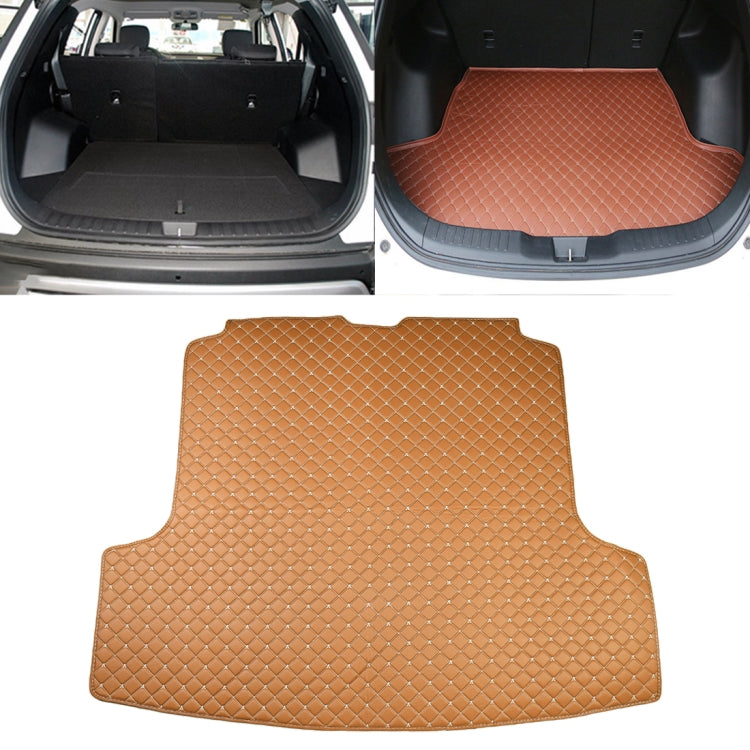 Car Trunk Mat Rear Box Carbon Fiber Mat for Nissan Teana 2019