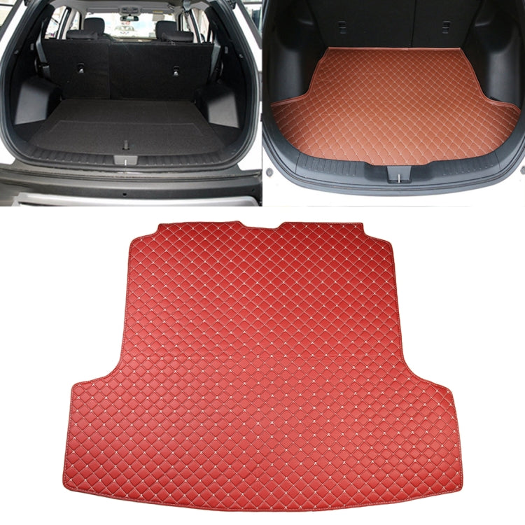 Car Trunk Mat Rear Box Carbon Fiber Mat for Nissan Teana 2019