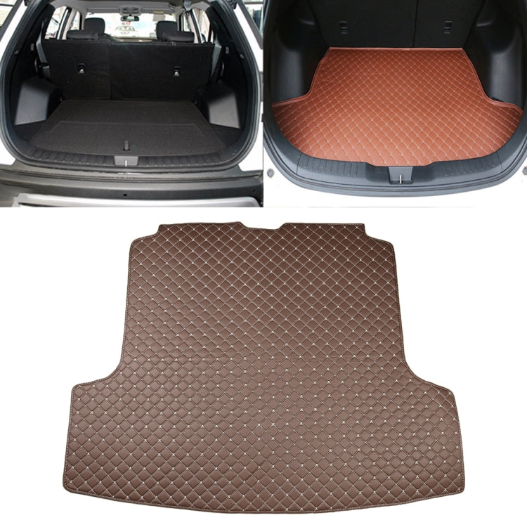 Car Trunk Mat Rear Box Carbon Fiber Mat for Nissan Teana 2019