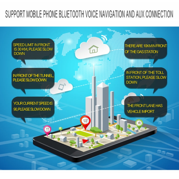 8010B HD 7 inch 12V Universal Car Radio Receiver MP5 Player, Support FM & Bluetooth & TF Card with Remote Control