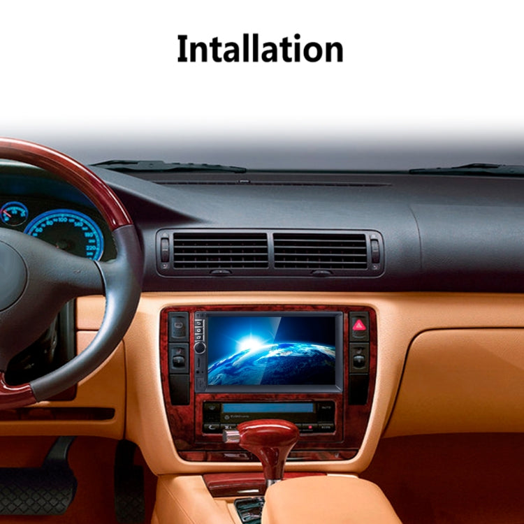 7040 In-dash 7 inch LCD Touch Screen Car Stereo Radio MP5 Audio Player, Android 7.1, Support Rear View / Bluetooth / GPS Navigation