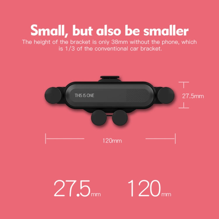 Universal Rotating Four Points Gravity Car Bracket for 4.7-6.5 inch Mobile Phones