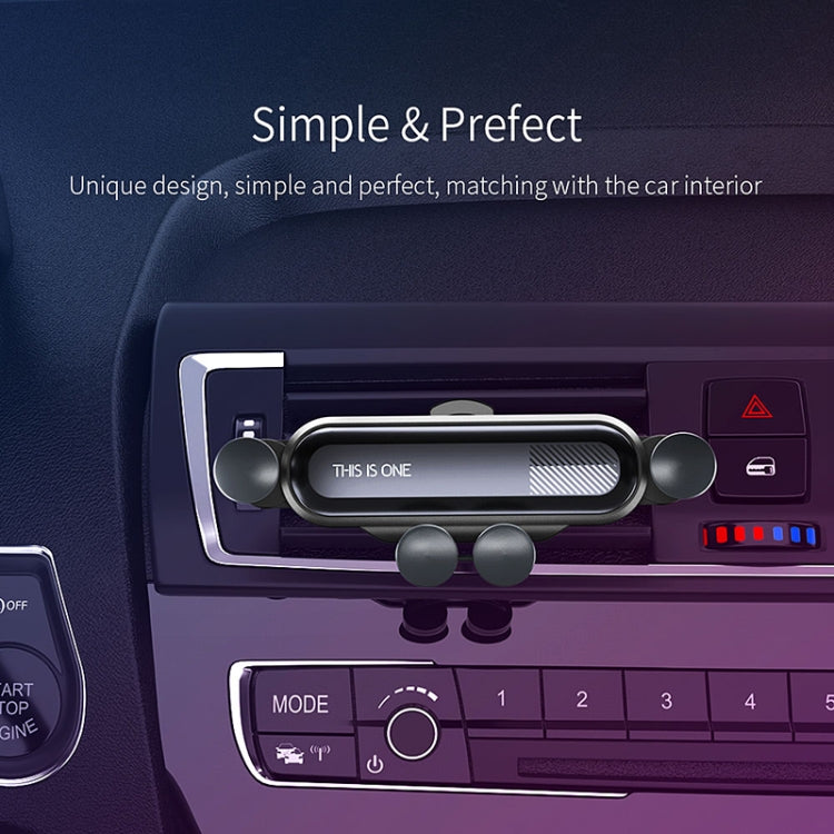 Universal Rotating Four Points Gravity Car Bracket for 4.7-6.5 inch Mobile Phones