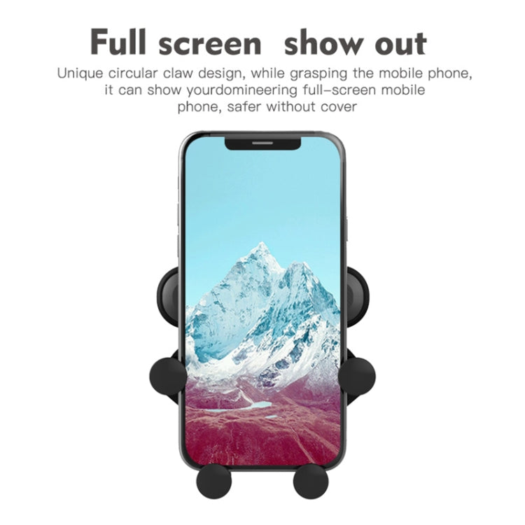 Universal Rotating Four Points Gravity Car Bracket for 4.7-6.5 inch Mobile Phones