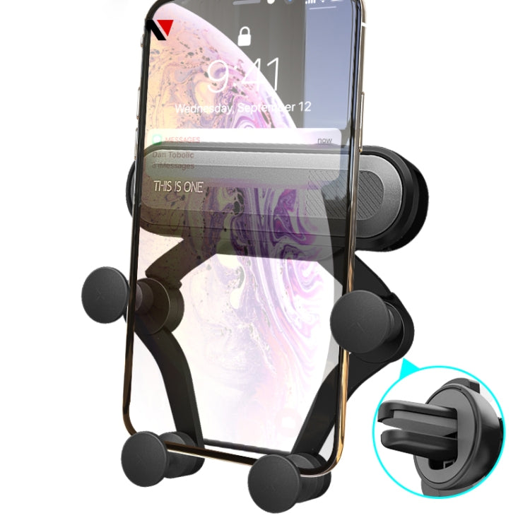 Universal Rotating Four Points Gravity Car Bracket for 4.7-6.5 inch Mobile Phones