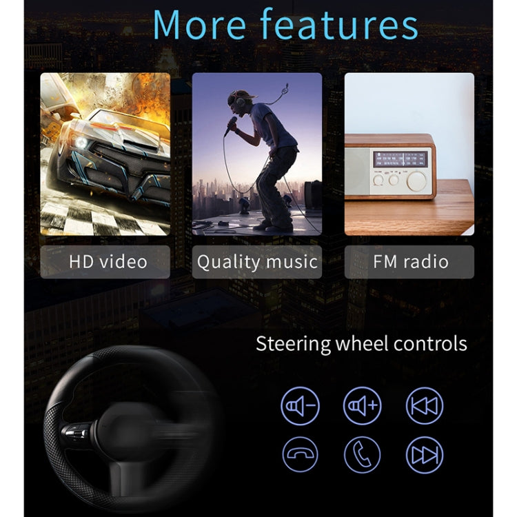 9999 7 inch HD Universal Car Android Radio Receiver MP5 Player, Support FM & Bluetooth & TF Card & GPS & Phone Link & WiFi