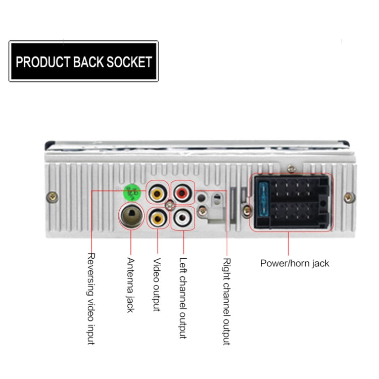 SWM-S1 3.2 inch Universal Car Radio Receiver MP5 Player, Support FM & Bluetooth & TF Card with Remote Control