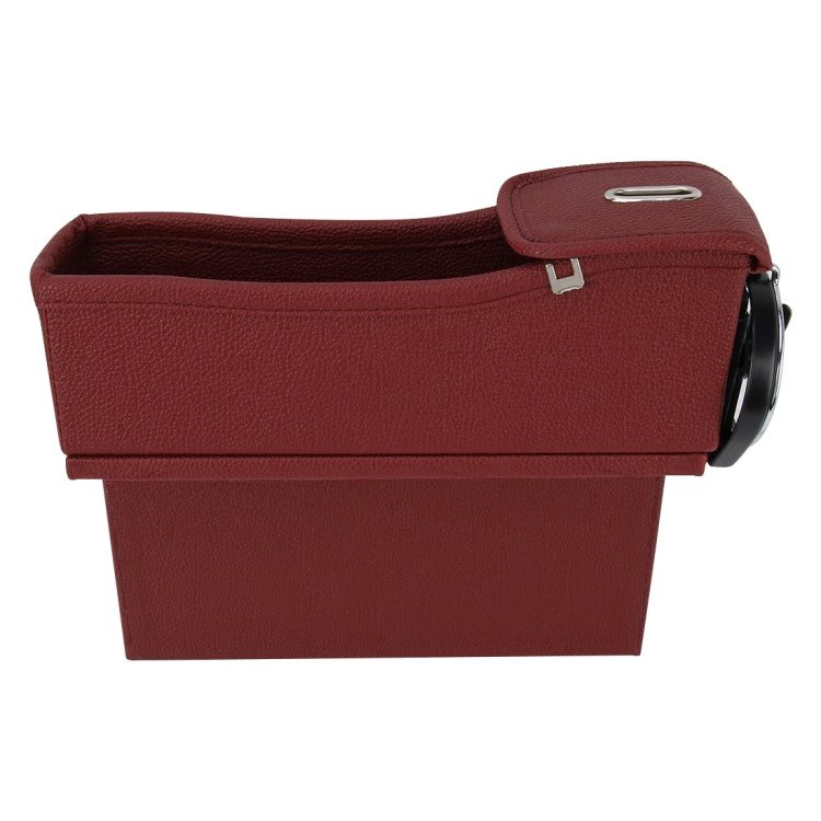 2 PCS Car Seat Crevice Storage Box with Interval Cup Drink Holder Organizer Auto Gap Pocket Stowing Tidying for Phone Pad Card Coin Case Accessories